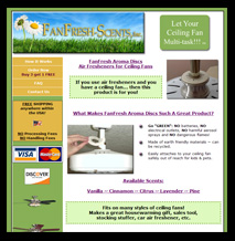 Fan Fresh Scents Air Freshener Aroma Discs